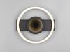 Trio LED Deckenleuchte Wheeler 16 W schwarz matt Bild 5