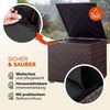 CASARIA® Polyrattan Auflagenbox Kissenbox Gartentruhe 318 L Braun Bild 4