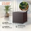 CASARIA® Polyrattan Auflagenbox Kissenbox Gartentruhe 318 L Braun Bild 5