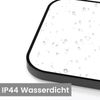 ZMH Deckenlampe LED Deckenleuchte Flach - Schlafzimmerlampe 27cm Küchenlampe Schwarz Badezimmerlampe Warmweiß 19W Schlafzimmer Deckenbeleuchtung Eckig Badlampe IP44 Flurlampe für Küche Flur Badezimmer Bild 4
