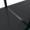 Konsolentisch Schwarz 140 x 35 x 75,5 cm Hartglas [331695] Bild 5