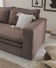 Sofa 2-Sitzer Pesaro in braun Cord Set inkl. Hocker Bild 3