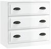 vidaXL Sideboards 2 Stk. Hochglanz-Weiß Holzwerkstoff 3185241 Bild 3