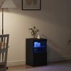 vidaXL LED-Sideboard Schwarz Eichen-Optik 41 x 37 x 67 cm 863038 Bild 5