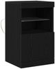 vidaXL LED-Sideboard Schwarz Eichen-Optik 41 x 37 x 67 cm 863038 Bild 2