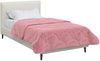 vidaXL Winterbettdecke Rosa 155 x 200 cm Mikrofaser und Teddy-Fleece 42026339 Bild 3