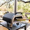 LuxusKollektion Reinigungsbürste für Grill und Pizzaofen, Stahl Messing natur, ca. 64 cm Bild 3