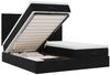 vidaXL Ottoman-Bett mit Matratzen & LEDs Schwarz 160x200 cm Samt 3314617 Bild 2