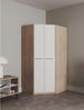 priess Eckkleiderschrank Barcelona Kleiderschrank Ecklösung Raumwunder in 2 Tiefen Schrank Eckschrank Garderobe Bild 2