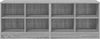 vidaXL Bettschrank 2 pcs Grau Sonoma 66 x 33 x 48 cm Holzwerkstoff 893728 Bild 5
