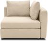 Gartenlounge Ecke Links Bozhana 110x67x96 mit Outdoorbezug in beige Bild 2