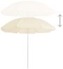 vidaXL Sonnenschirm mit Stahlmast Sandfarbe 180 cm 315540 Bild 2