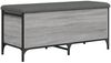 vidaXL Sitzbank mit Stauraum Grau Sonoma 102x42x45 cm Holzwerkstoff 835150 Bild 2