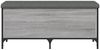 vidaXL Sitzbank mit Stauraum Grau Sonoma 102x42x45 cm Holzwerkstoff 835150 Bild 4