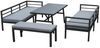 Bellavista San Menaio Gartenlounge Set, Aluminium, grau, für 8 Personen Bild 3