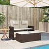 vidaXL Gartenbank Verstellbar mit Kissen Braun Poly Rattan 365818 Bild 3