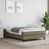 vidaXL Boxspringbett mit Matratze Taupe 120x190 cm Stoff 3269661 Bild 3