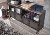 Sideboard Mango 180x40x90 grau lackiert HEAVY INDUSTRY #115 Bild 2