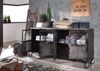 Sideboard Mango 180x40x90 grau lackiert HEAVY INDUSTRY #115 Bild 5