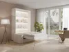 Vente-unique - RAPILI Bett Holz, Platte Weiß - B 133 cm239,2 cm x H 225,2 cm x L 180 cm Bild 2