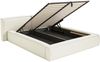 Selsey 'Tilves Low'Polsterbett 200x200 mit Bettkasten und Lattenrost, Chenille, creme Bild 4