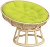 vidaXL Kissen Rund Knallgrün Ø 100x11 cm Oxford-Gewebe 361973 Bild 3