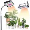 LMaxhome Pflanzenlampe LED Vollspektrum Dimmbar Pflanzenlicht mit Ständer für Zimmerpflanzen, Eine Lampe, 1/2/3 Köpfe, Auto Timer 3/6/12H, 6 Modi Helligkeit, Höhenverstellbar Bild 4