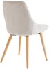 Vente-unique - MASURIE Stuhl Stoff Beige - B 56 cm x H 85,5 cm x L 49 cm Bild 5