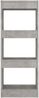 vidaXL Bücherregal/Raumteiler Betongrau 40x30x103 cm Holzwerkstoff 811614 Bild 5