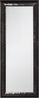 Spiegel Elli, Glas, Polystyrol, Schwarz, Verspiegelt, 90 x 190 x 3 cm Bild 2