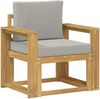 vidaXL 2 Stück Outdoor-Sofagarnitur Polyester Weiß und Hellgrau 3438980 Bild 2