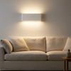 LED Wandleuchte, Aluminium, Opal, weiß, Schalter Bild 2