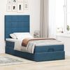 vidaXL Ottoman-Bett mit Matratzen Dunkelblau 100x200 cm Samt 3313455 Bild 3