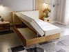 GRAINGOLD Forest Bett 140x200, Boxspringbett mit zwei Bettkästen, Velvet-Stoff, mit Kopfteil, Beige Bild 4