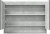 vidaXL Spiegelschrank fürs Bad 80x15x60 cm MDF Betongrau 331535 Bild 3