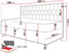 Boxspringbett 'Lenda Junior 2' rot 100x200 cm Bild 5