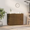 Sideboard, Kommode Honigbraun 100x40x75 cm Massivholz Kiefer j1843p Bild 2