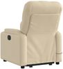 vidaXL Massagesessel mit Aufstehhilfe Creme Stoff 3204731 Bild 5