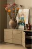 TV-Board Teo aus Kiefernholz, modernes Design mit 3D-Effekt, braun, 180 cm, Push-to-Open-System Bild 2