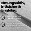 Laufgitter Premium 75x100 cm mit Matratze Basic und Schlupfsprossen, schwarz/natur Bild 3