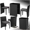 tectake Sitzgruppe Rattanset, (Set, 3-tlg), mit Aluminiumgestell Bild 4