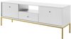 TV-Lowboard Mono Gold MRTV154 (Farbe: Weiß + Gold) Bild 4