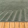 KADIMA DESIGN Teppich Struktur Wohnzimmer schmutzabweisend Teppich Kurzflor, Läufer, Höhe: 10 mm, Florhöhe: 6 mm, 100% Polypropylen, Läufer, 60x100 cm, Grün Bild 4