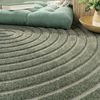 KADIMA DESIGN Teppich Struktur Wohnzimmer schmutzabweisend Teppich Kurzflor, Läufer, Höhe: 10 mm, Florhöhe: 6 mm, 100% Polypropylen, Läufer, 60x100 cm, Grün Bild 3