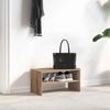 vidaXL Schuhregal Stapelbar Artisan-Eiche 60x30x30,5 cm 858873 Bild 3