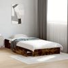 Einzelbettgestell Design für Erwachsene mit Schubladen Räuchereiche 100x200cm Holzwerkstoff d3700e Bild 2