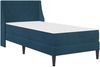 vidaXL Bettgestell mit Matratze mit Matratze Blau 80 x 200 cm Samt 3414764 Bild 3