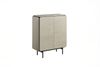 KAWOLA Highboard AVRIL 2 Türen Eiche grau 121 x 40 x 100 cm Bild 3