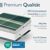 Beautissu Sitzauflage 2er Set Niedriglehner Auflage Sun-NL 100 x 50 x 8 cm Grün-Kariert, 8cm Dicke Gartenstuhlauflage mit Befestigung UV-Lichtechtheit 5 Bild 3