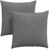 vidaXL Sofakissen 2 Stück Dunkelgrau 80 x 80 cm Stoff 42014071 Bild 2